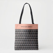 Tote Bag Joyeux anniversaire Ethnic Awesome Motif d'art afr (Devant)