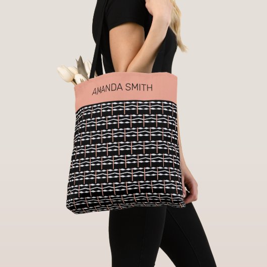 Tote Bag Joyeux anniversaire Ethnic Awesome Motif d'art afr (De près)
