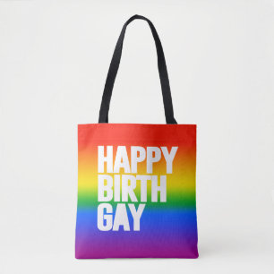 Tote Bag Joyeux anniversaire gay
