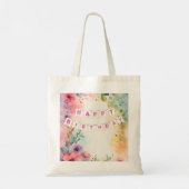 Tote Bag Joyeux anniversaire personnalisable (Dos)