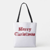 Tote Bag Joyeux bonhomme de neige de Noël (Dos)
