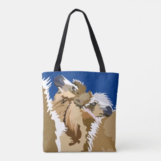 Tote Bag Joyeux chameaux (Dos)