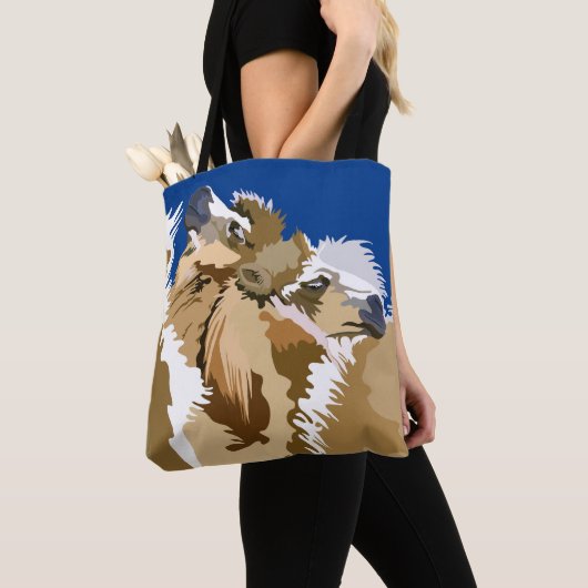 Tote Bag Joyeux chameaux (De près)