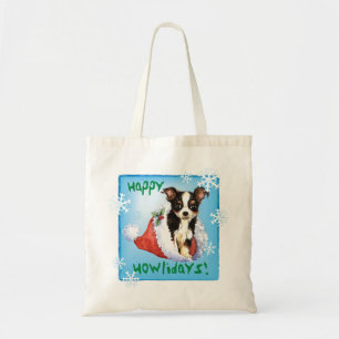 Tote Bag Joyeux chapeau long de Howliday Chihuahua