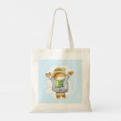 Tote Bag Joyeux Chat d'hiver (Dos)