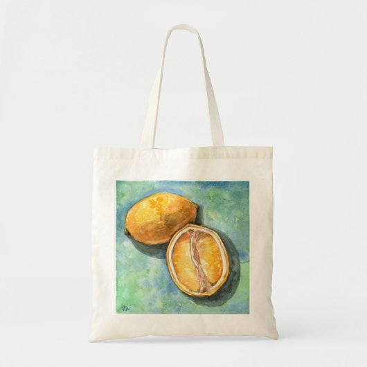 Tote Bag Joyeux citron (Devant)