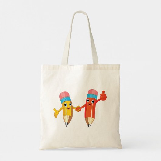 Tote Bag Joyeux crayons (Dos)