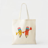 Tote Bag Joyeux crayons (Devant)