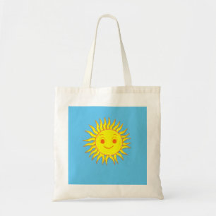 Tote Bag Joyeux dessin de face de soleil