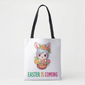 Tote Bag Joyeux Eggster - Oeufs de Pâques (Devant)