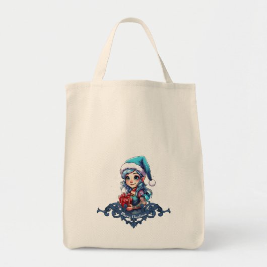 Tote Bag Joyeux elfe (Devant)