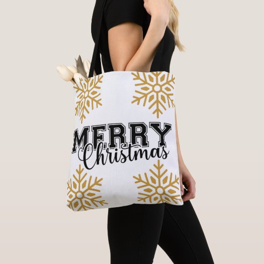 Tote Bag Joyeux et brillant Rouge moderne Joyeux cadeau de (De près)