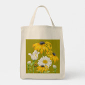 Tote Bag Joyeux été sur une Fourre-tout d'épicerie (Dos)