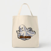 Tote Bag Joyeux fantôme d'Halloween (Devant)