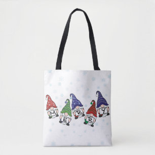 Tote Bag Joyeux Gnomes éparpillés