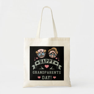 Tote Bag Joyeux grand-parents Jour grand-mère grand-mère gr