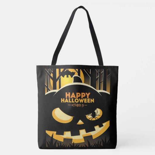 Tote Bag Joyeux Halloween (Devant)