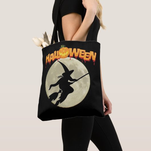 Tote Bag Joyeux Halloween (De près)