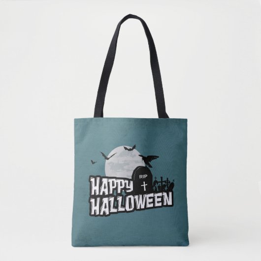 Tote Bag Joyeux Halloween (Devant)