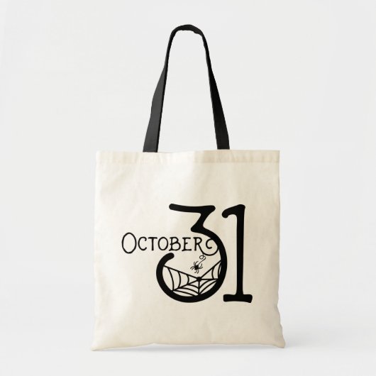 Tote Bag Joyeux Halloween 31 Octobre Kids Candy Treat Fourr (Devant)