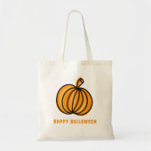 Tote Bag Joyeux Halloween Citrouille (Devant)