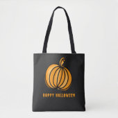 Tote Bag Joyeux Halloween Citrouille (Devant)