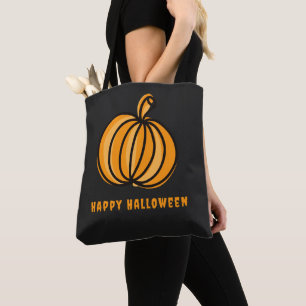 Tote Bag Joyeux Halloween Citrouille