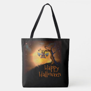 Tote Bag Joyeux Halloween Cute Bat