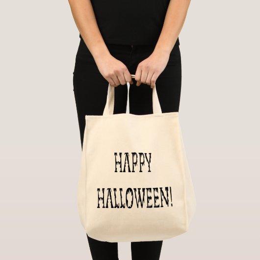 Tote Bag Joyeux Halloween Deadworld Texte (Devant (produit))