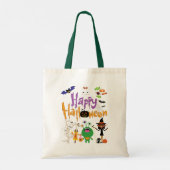 Tote Bag Joyeux Halloween Enfants mignonnes et Éffrayants (Dos)