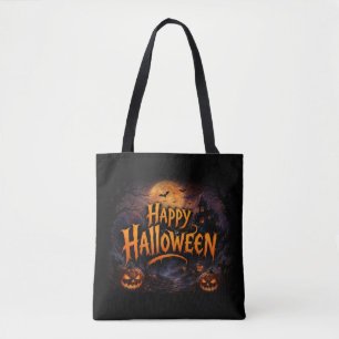 Tote Bag Joyeux Halloween Nuit Ensorcelée – Halloween Effra