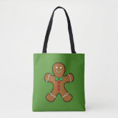 Tote Bag Joyeux homme en pain d'épices (Devant)