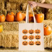 Tote Bag Joyeux Jack-O'-Lanterns