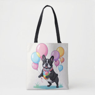 Tote Bag Joyeux jour de Bulldog français Bulldog français 