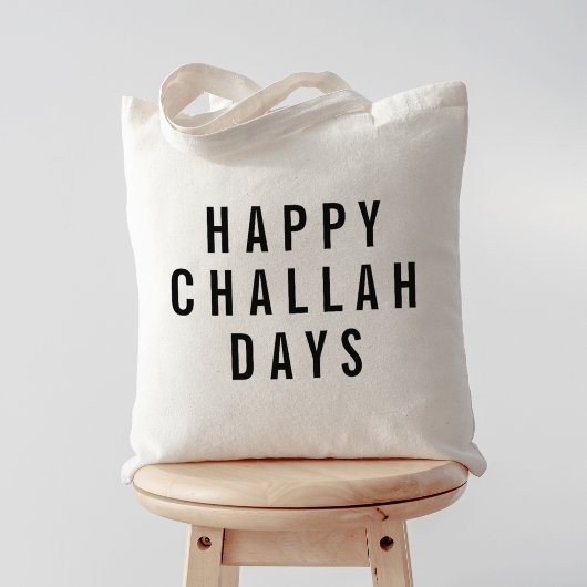 Tote Bag Joyeux Jours de Challah Fêtes Drôle