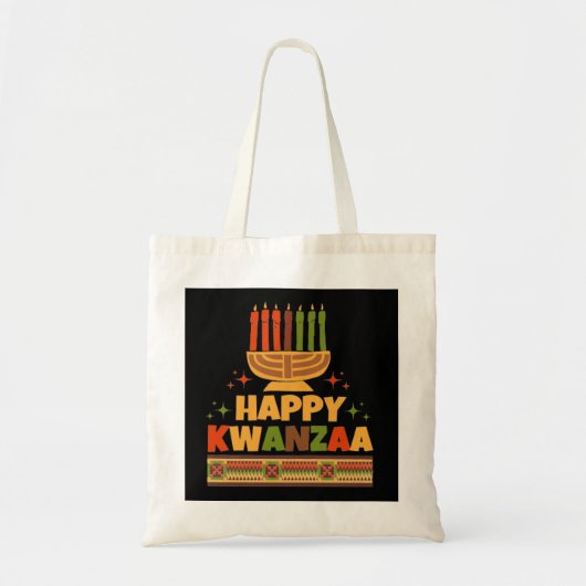 Tote Bag Joyeux Kwanzaa (Devant)