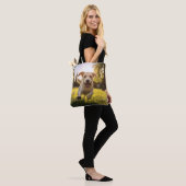 Tote Bag Joyeux Labrador Puppy Running (Sur le modèle)