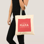 Tote Bag Joyeux MAMA - Mère Maman Maman Écriture Blanche (Devant (produit))