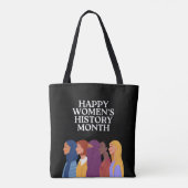 Tote Bag Joyeux Mois de l'histoire des femmes (Dos)