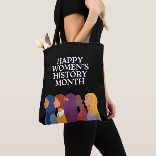 Tote Bag Joyeux Mois de l'histoire des femmes (De près)