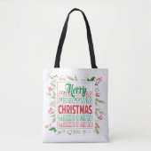 Tote Bag Joyeux Noël (Devant)