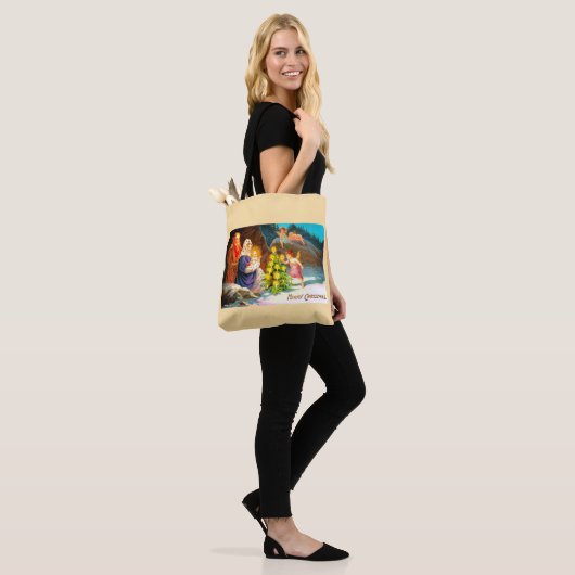 Tote Bag Joyeux Noël (Sur le modèle)