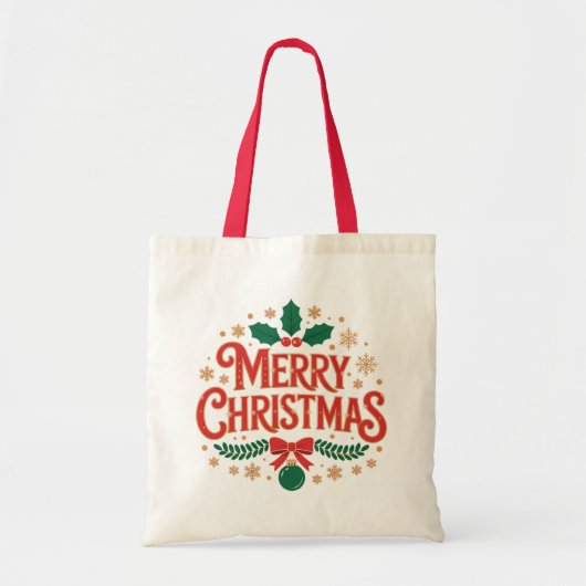 Tote Bag Joyeux Noël (Devant)