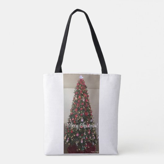 Tote Bag Joyeux Noël à l'épaule Fourre-tout (Dos)