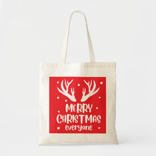 Tote Bag Joyeux Noël à tous (Devant)