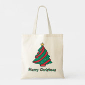 Tote Bag Joyeux Noël Arbre Nom des garçons (Dos)
