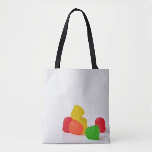 Tote Bag Joyeux Noël avec des bonbons (Devant)