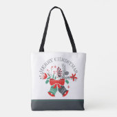 Tote Bag Joyeux Noël Bells Wreath (Dos)