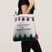 Tote Bag Joyeux Noël, Bonne Année Fourre-tout (De près)