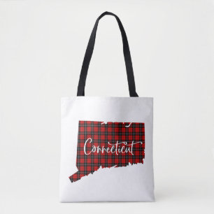 Tote Bag Joyeux Noël Connecticut Festif Retro Sunset